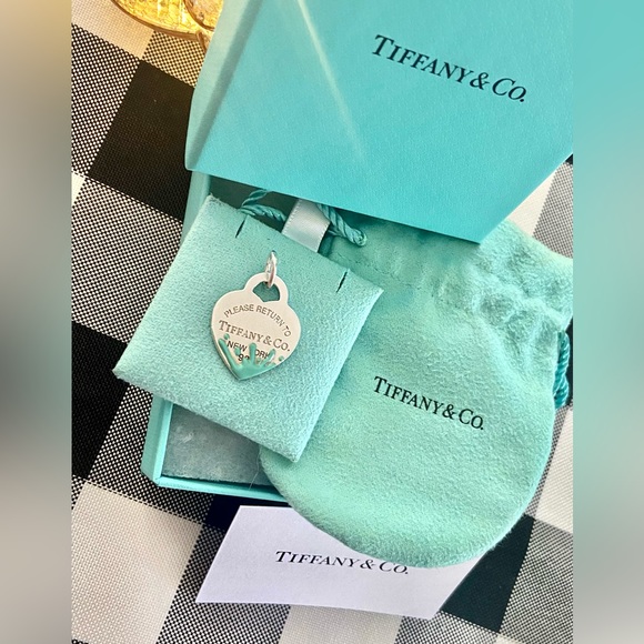 Tiffany and Co. Tiffany Blue Paint Splatter Pendant & Chain (Retired) - Picture 1 of 10